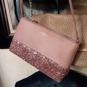 USED Kate Spade mauve/pink small bag FREE SHIPPING